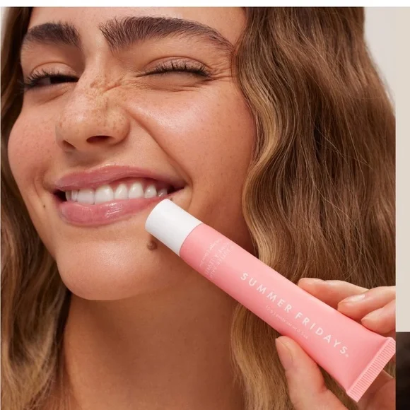 🌟SOLD🌟SUMMER FRIDAYS Lip Butter Balm in Pink Sugar 7 g Mini - Picture 5 of 10